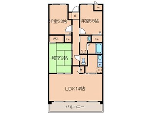 ポ－セリアンの物件間取画像